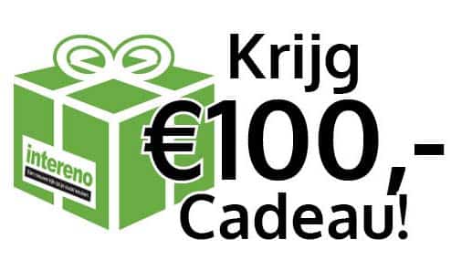 krijg 100 euro cadeau van intereno