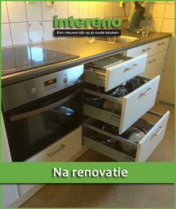 Foto´s keukenrenovatie na