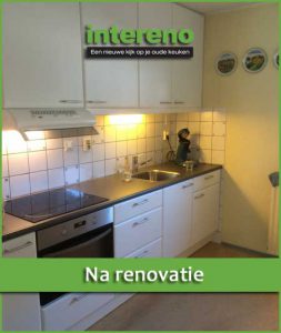 Foto´s keukenrenovatie na Intereno